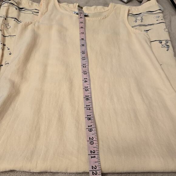 Dressing Clio Petites Women's 1990's Vintage Yellow Print Maxi Dress Size M Slit - Picture 9 of 11